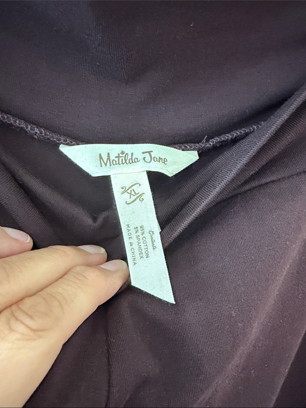 Matilda Jane Wide-Leg Leggings in Deep Brown - Picture 2 of 3